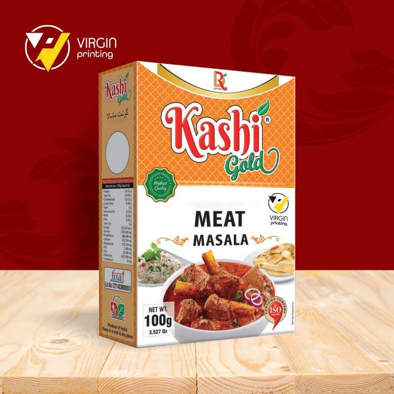 Custom Masala Boxes Virgin Printing