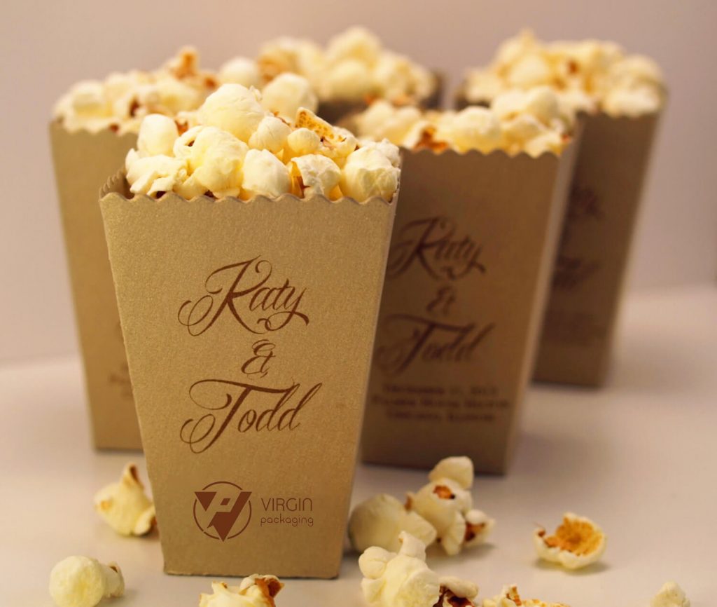 Kraft Popcorn Boxes