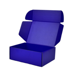 blue mailer boxes