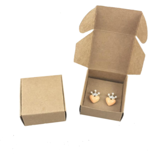 cardboard earring boxes