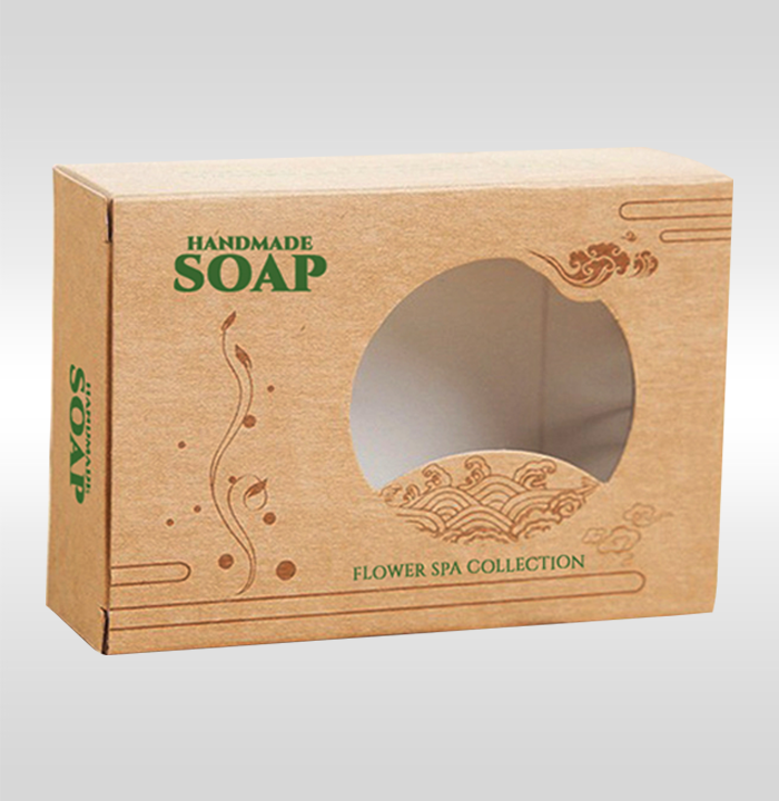 Kraft Soap Boxes With Window