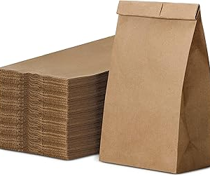 Flat Bottom Kraft Paper Bags
