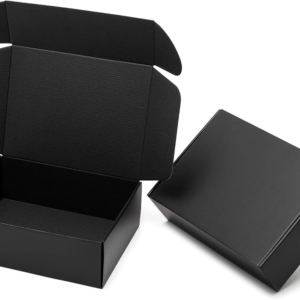 Matte Black Mailer Boxes
