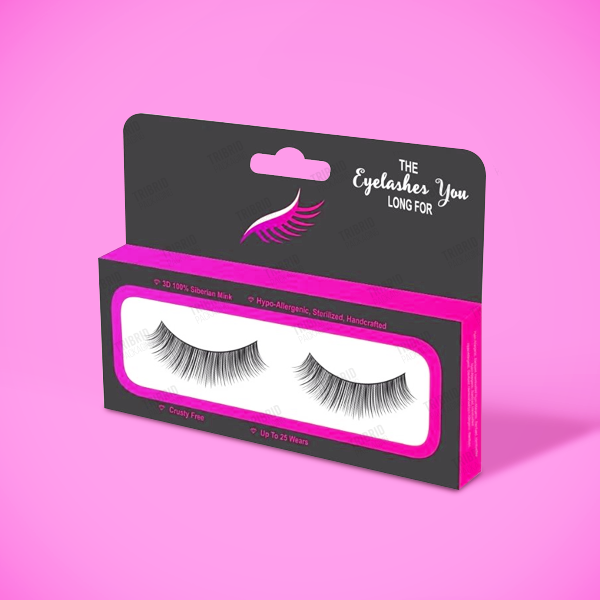 custom logo eyelash boxes