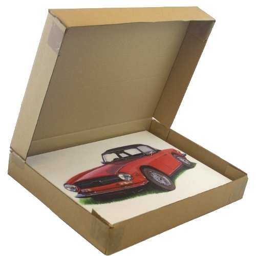 flat cardboard boxes for paintings