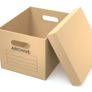 flat cardboard storage boxes