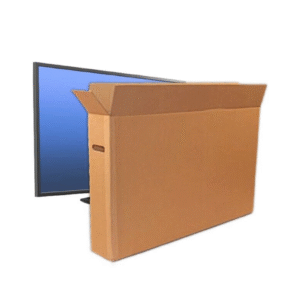 flat screen tv moving boxes