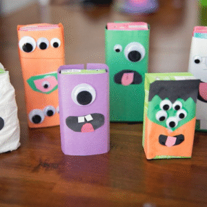 halloween mummy juice boxes