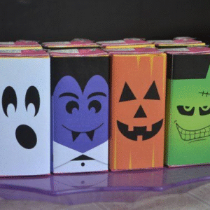 halloween themed juice boxes