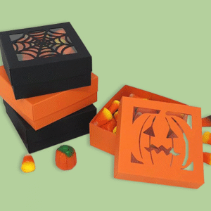 halloween treat boxes with window