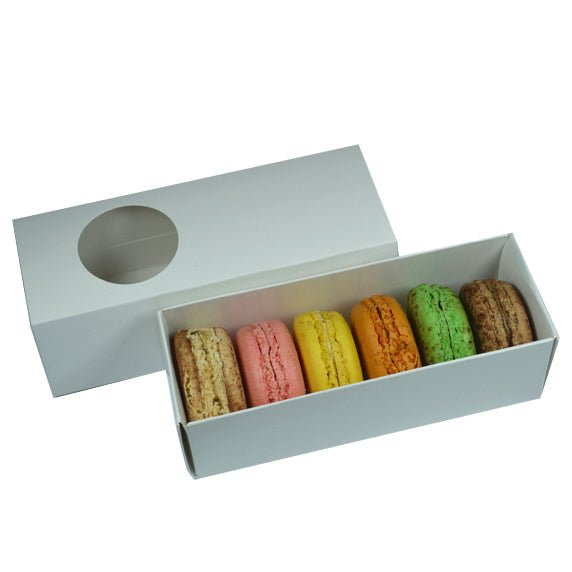 macaron boxes with clear lid