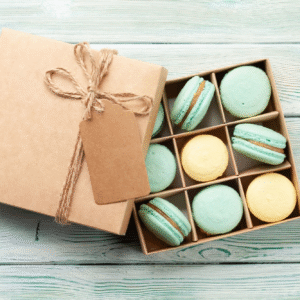 macaron treat boxes
