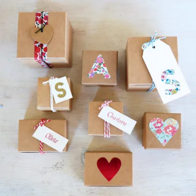 mini valentine boxes
