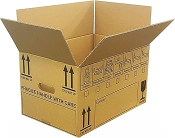 moving home packing boxes
