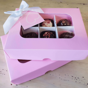 truffle boxes with window