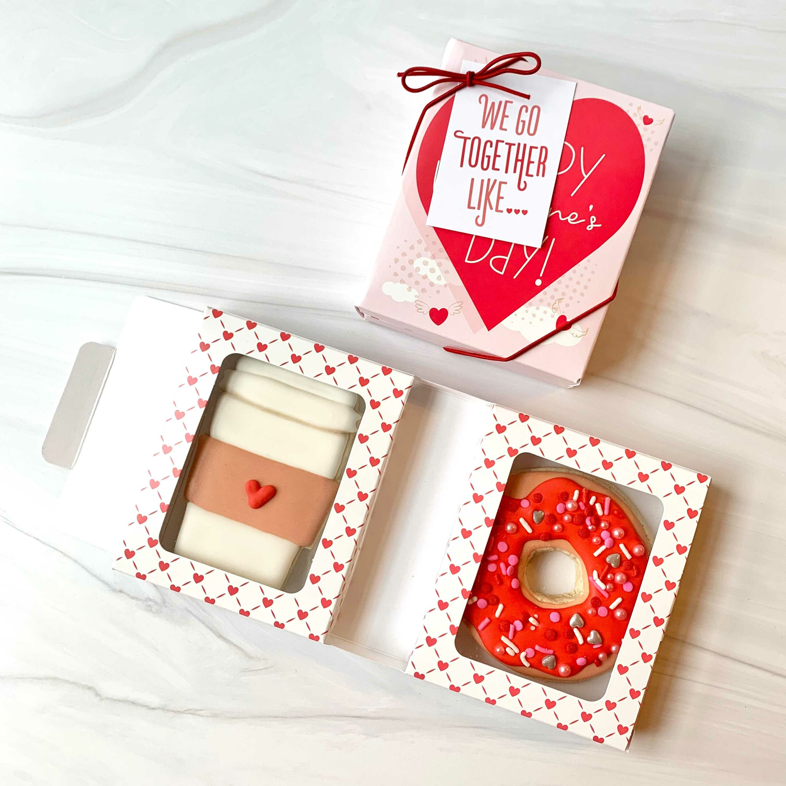valentine cookie boxes