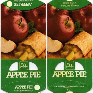 apple pie packaging box