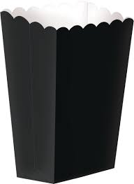 black popcorn boxes