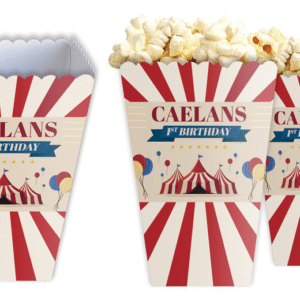 circus popcorn boxes